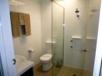New bathrooms with hair dryer, shampoo and conditioner & shower gel